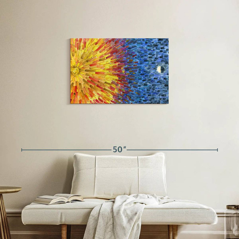 Oberle Moon Sun, 20" H x 30" W