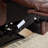 85'' Wide Modern Upholstered Genuine Leather Manual Reclining Sofa With Pillow Top Arm