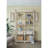 French Country Wood Bookcase With Display Storage Shelf For Home