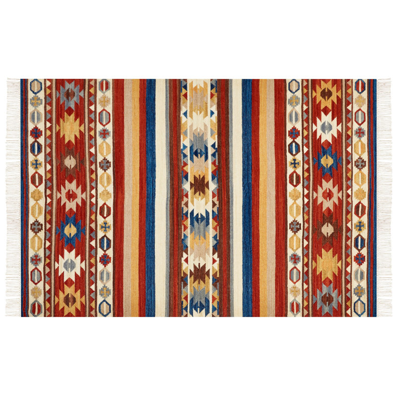 Kroh Southwestern Hand Woven Area Rug, Rectangle 200 x 300cm