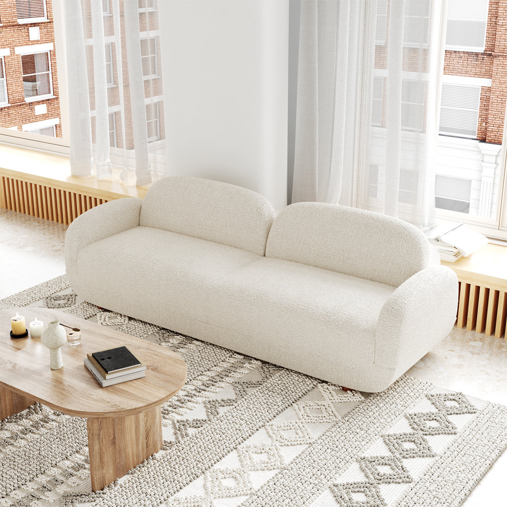 3-Sitzer Sofa Cera aus Bouclé