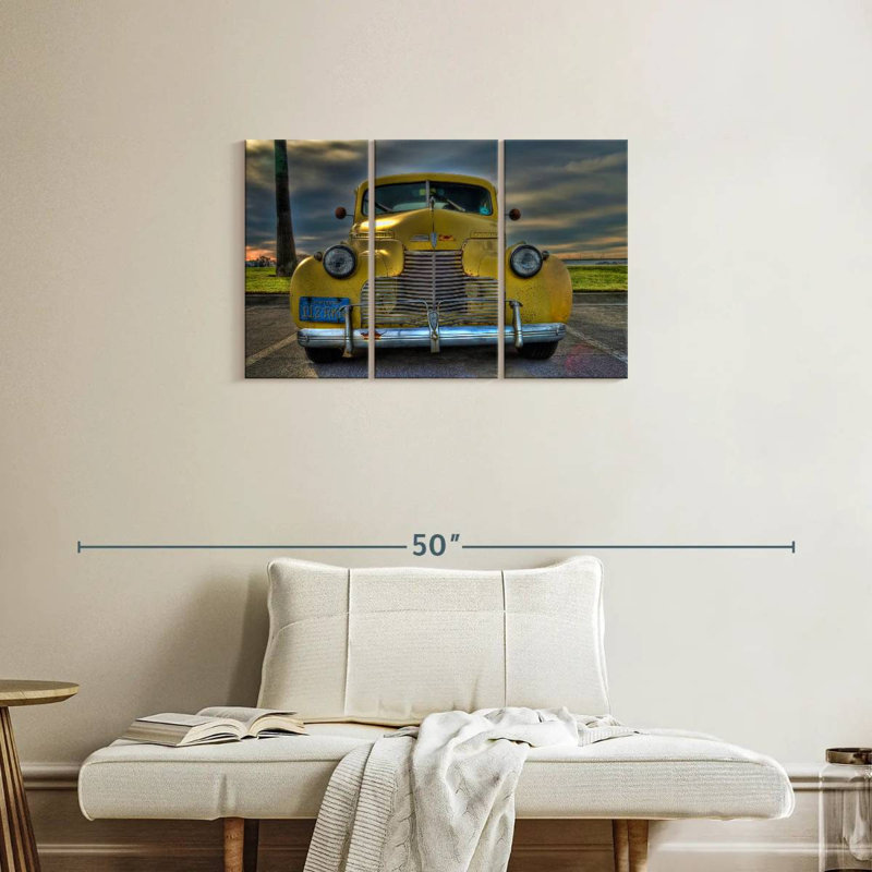 Vintage Yellow Car