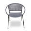Fauteuil Cove / gris anthracite / blanc-1424051380