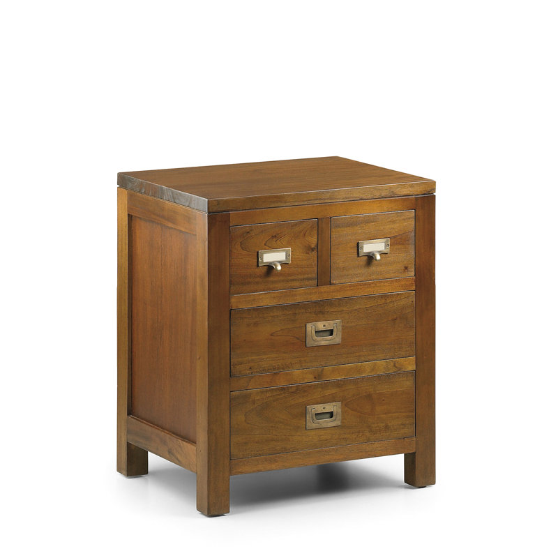 Flamingo 127cm W Solid Wood Bedside Table