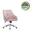 Chaise de travail en velours Lusero-134862236