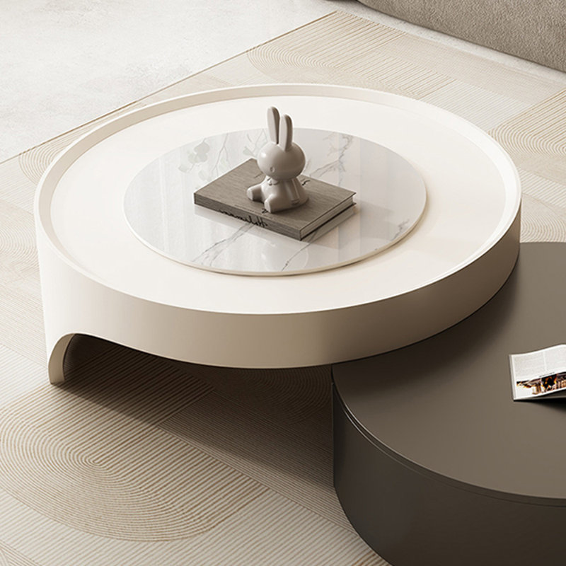 Ensemble de tables basses rondes Modern, H 12,59 po x L 29,52 po x l 29,52 po