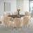 Accent Side Chair With Gold Legs-555640031