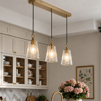 Coleridge 3 - Light Dimmable Kitchen Island Pendant