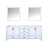 Jacques 80 in W x 22 in D Double Bath Vanity and 30 in Mirrors-2088644623
