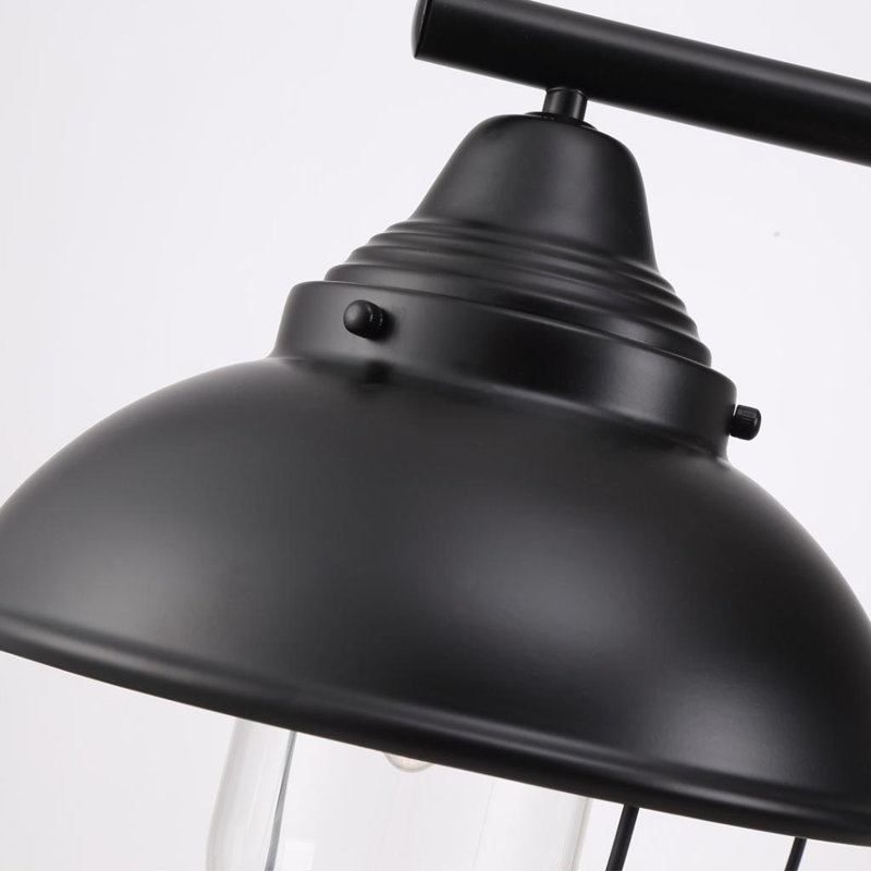 2 - Light Black Lantern Pendant