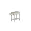 Table d'appoint avec tiroir et tablette ouverte