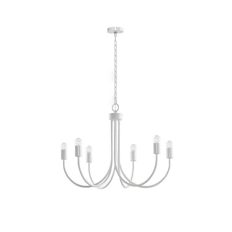 Lustre en métal 6 lumières
