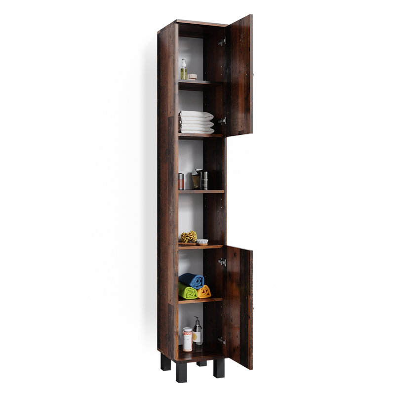 39 x 190 cm freistehender Badschrank Fynn