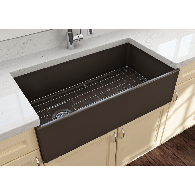 36'' L Farmhouse Kitchen Sink, White