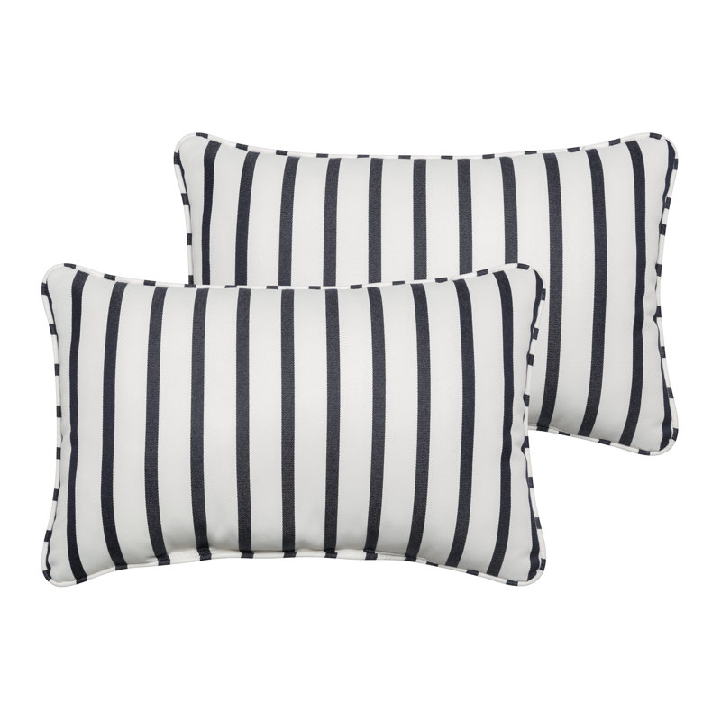 Lorena Outdoor Rectangular Pillow Cover & Insert, 13"H x 20"W