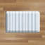 Tapis de cuisine anti-fatigue, motif de rayures de lin grès bleu-126563069-126563064