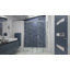Porte de douche pivotante demi-cadre l 58 "x H 72" Terrace-62770627