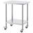 Stainless Steel Work Table 24 x 30 x 38 Inch, Featuring 4 Wheels, 3 Adjustable Height Levels, Heavy-Duty Food Prep Worktable for Commercial Kitchen Restaurant, Silver-139081675