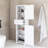 Tall Storage Cabinet With Drawer And Adjustable Shelf-115607507