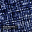 Rideau de douche abstrait abstrait indigo avec 12 crochets-1123562226