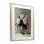 «Painted Pink Floral Bouquet», reproduction imprimée sous verre, par Petal Prints Design