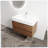 Hamdia 35.4 " W Wall Mounted Wall Mounted Single Double Single Vanity Bathroom Vanity With Ceramic Top-1790968248