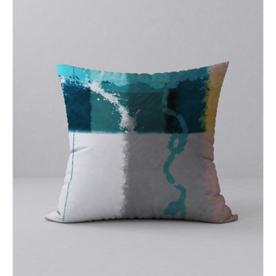 Abstract Reversible Throw Pillow