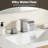 Widespread Bathroom Faucet 3 Hole, 2-Handle Bathroom Sink Faucet withe Drain Assembly-120542230