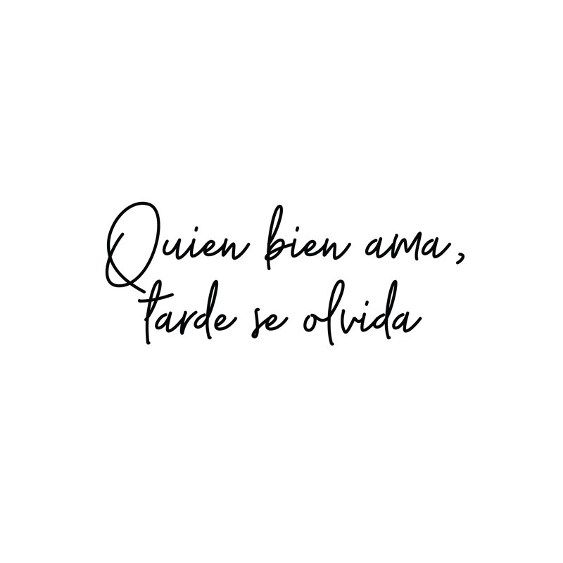 Tarde Se Olvida - Wrapped Canvas Print, 30cm H x 30cm W x 3.8cm D