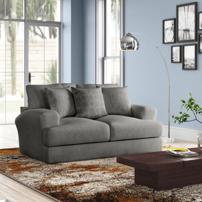 72" Recessed Arm Loveseat with Reversible Cushions