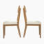 Ensemble de chaises de salle à manger avec coussins Hambleden - ensemble de 2 pièces