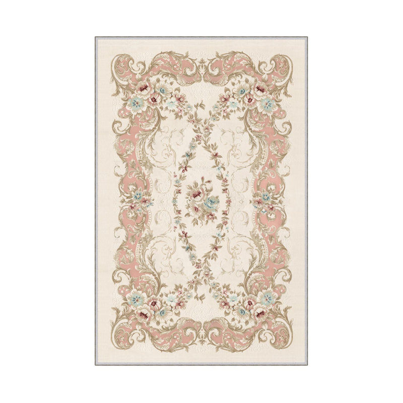 Luxurious Woven Area Rug, 100% Polyester, 23.6 x 39.4 inches | 650 g/m², 0.3 in Pile Height | Antibacterial, Non-Slip PVC Dot Underside, Machine Washable | 3D Digital Printing, Perfect for Living Room & Bedroom Decor