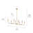 8 - Light Steel Dimmable Classic / Traditional Chandelier-1162710487