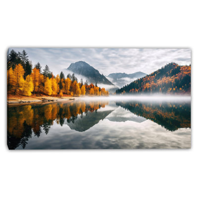 Art mural sur toile Tranquil Autumn Basin