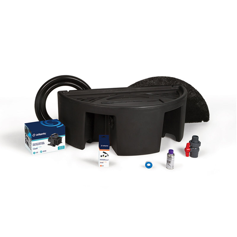 Atlantic 24" Black Complete Basin and Pump Kit