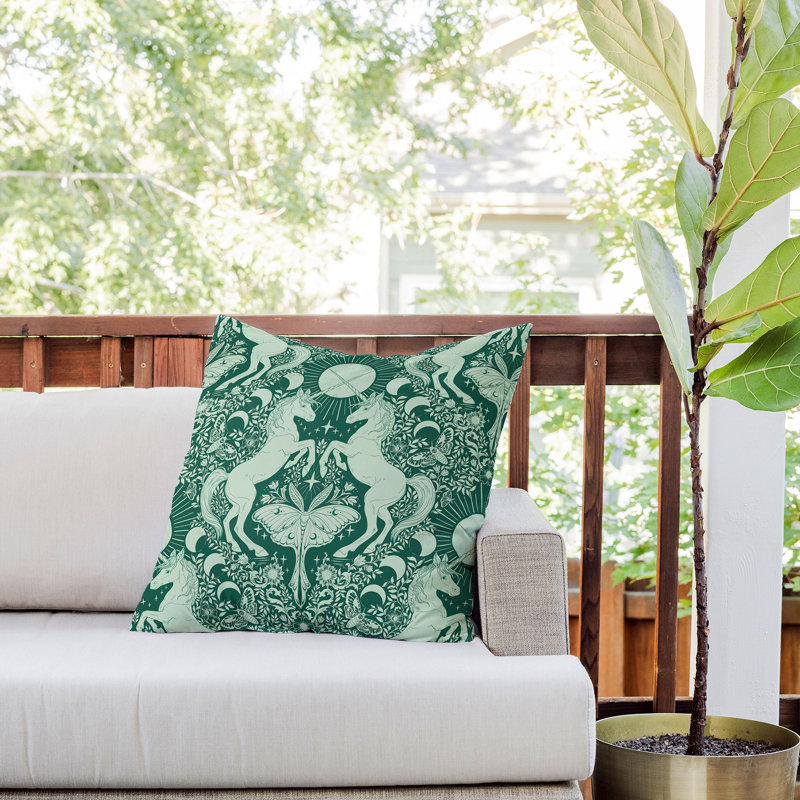 Coussin décoratif intérieur / extérieur en polyester , 20 po x 20 po