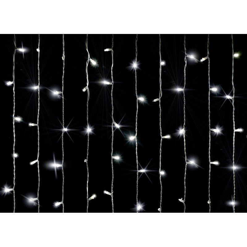 Rideau lumineux, Blanc pur