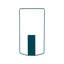Vase de plancher en acier Itac-86803623