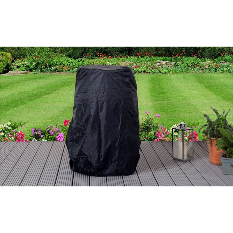 Dayana 2 - Person Wicker Patio Dining Set with Round Table , Cushions Included, Black