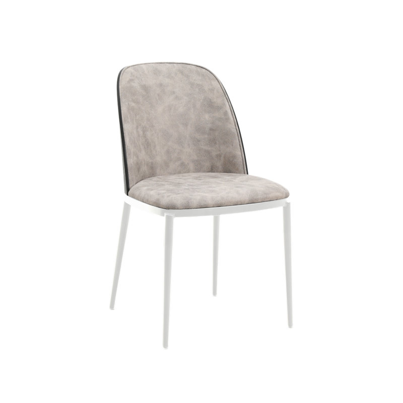 Kelce Full Back Side Chair, Noyer / marron clair, Simple