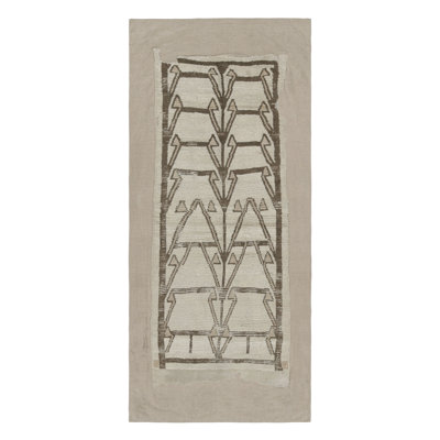 One-of-a-Kind 4'5”x10' Hand Knotted Area Rug