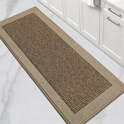 Tapis de cuisine antidérapant et moelleux 2 pièces