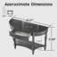 Console demi-lune en bois massif avec tiroir et tablette-151527176-151527184-151527185