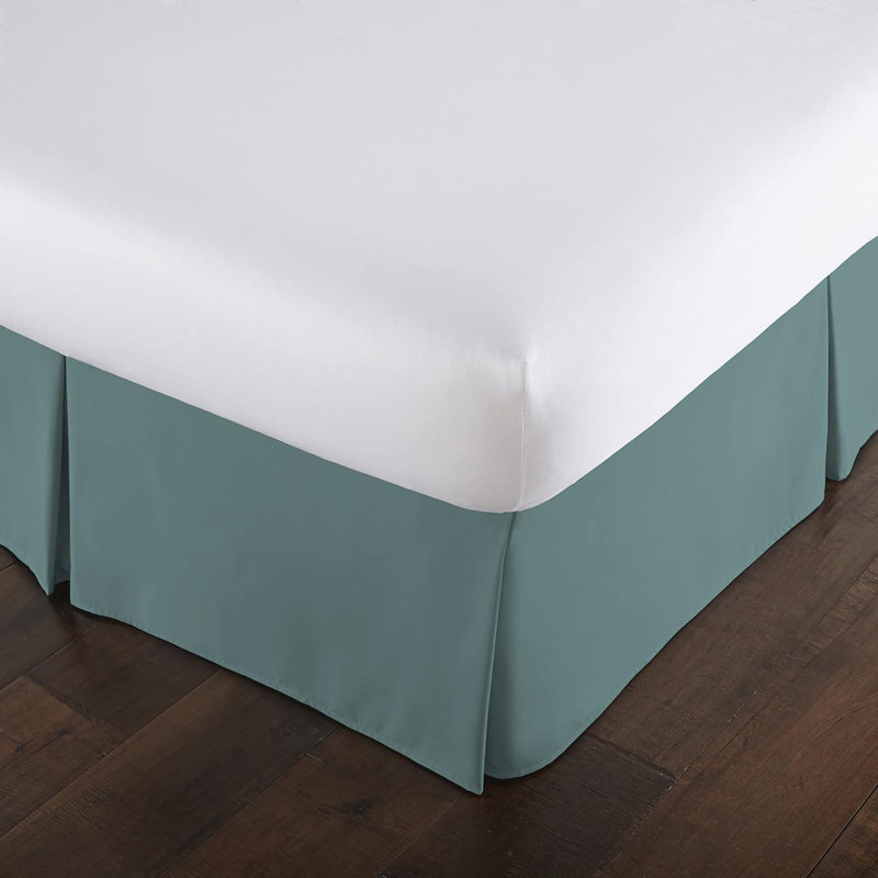 Jupe de lit Southano Fine Linens, Très grand, Bleu acier (sarcelle)