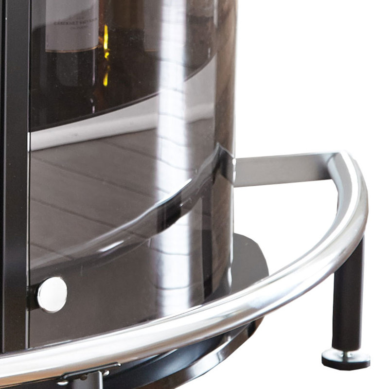 Bar avec rangement pour bouteille de vin Chaska