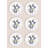 Elegant Service Plate Set (6 Pieces), 10.2 Inches, 100% Ceramic | Dishwasher Safe, Ideal for Entertaining & Everyday Use | Perfect for Dinner Parties & Family Gatherings, Stylish and Durable Design