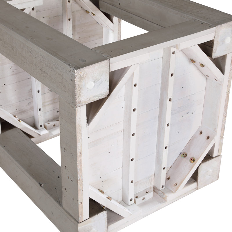 Dajonae Solid Wood Reclaimed Pine End Table