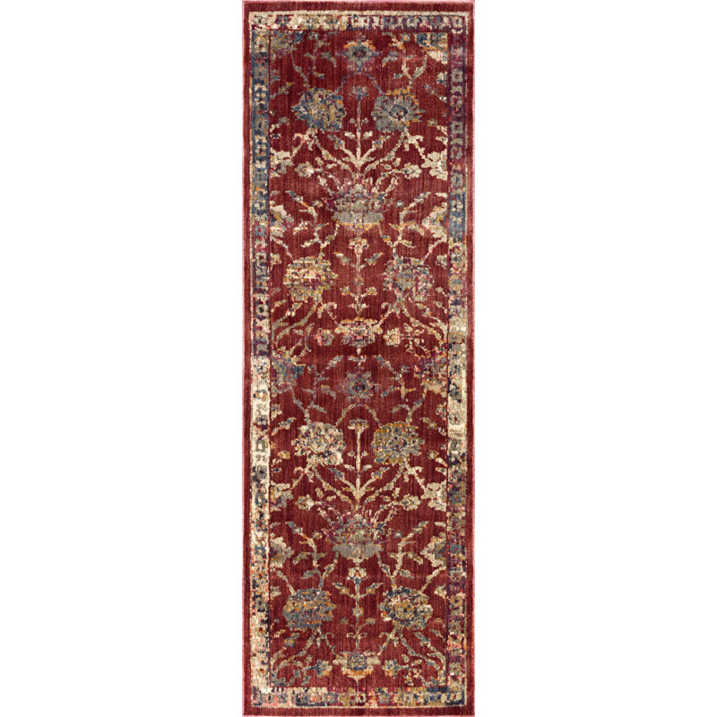 Febbas Oriental Indoor Rug, Runner 2'7" x 12'