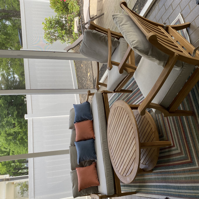 Birch Lane™ Arizona Person Teak Outdoor Seating Group with