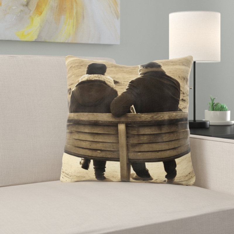 Microsuede Throw Pillow